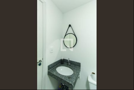 Banheiro de kitnet/studio à venda com 1 quarto, 28m² em Belenzinho, São Paulo