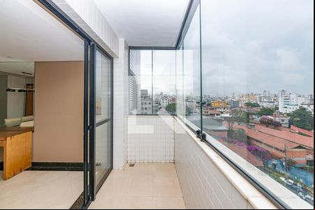 Varanda da Sala 1 de apartamento à venda com 3 quartos, 187m² em Nova Granada, Belo Horizonte