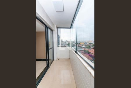 Varanda da Sala 1 de apartamento à venda com 3 quartos, 187m² em Nova Granada, Belo Horizonte