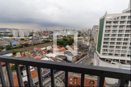 Varanda da Sala de apartamento para alugar com 1 quarto, 28m² em Água Branca, São Paulo