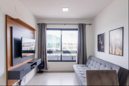 Sala de apartamento para alugar com 1 quarto, 59m² em Azenha, Porto Alegre