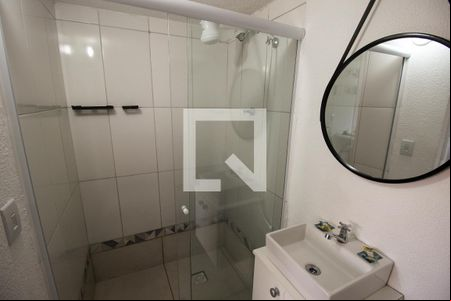 Banheiro de kitnet/studio para alugar com 1 quarto, 31m² em Jardim do Sol, Sorocaba
