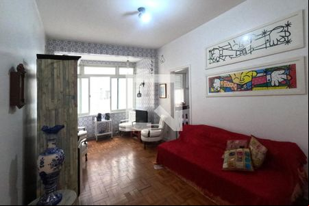 Sala de apartamento para alugar com 2 quartos, 85m² em Aparecida, Santos