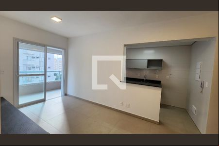 Sala de apartamento para alugar com 1 quarto, 53m² em Boqueirão, Santos