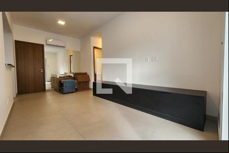 Sala de apartamento para alugar com 1 quarto, 53m² em Boqueirão, Santos