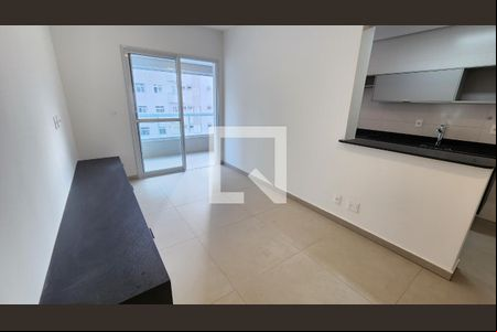 Sala de apartamento para alugar com 1 quarto, 53m² em Boqueirão, Santos