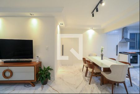 Sala de apartamento para alugar com 3 quartos, 97m² em Barcelona, São Caetano do Sul