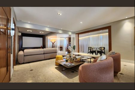 Sala de apartamento para alugar com 3 quartos, 223m² em Boqueirão, Santos