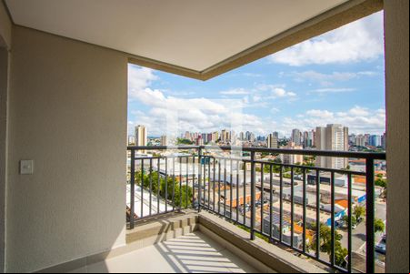 Varanda da sala de apartamento à venda com 2 quartos, 83m² em Casa Branca, Santo André