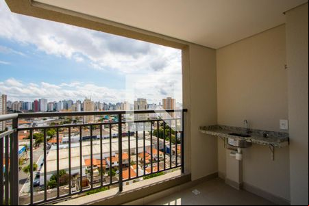 Varanda da sala de apartamento à venda com 2 quartos, 83m² em Casa Branca, Santo André