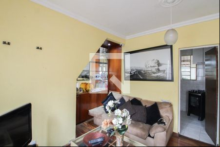 Sala de casa de condomínio à venda com 3 quartos, 70m² em Jardim Atlântico, Belo Horizonte