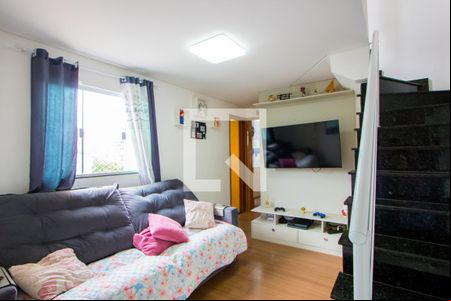 Sala de apartamento à venda com 2 quartos, 90m² em Vila Assunção, Santo André