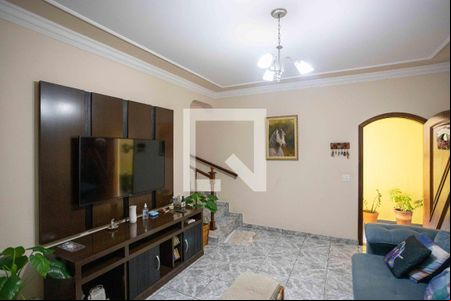 Sala de TV de casa à venda com 3 quartos, 196m² em Jardim Campestre, São Bernardo do Campo