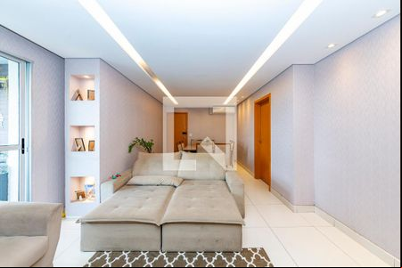 Sala de apartamento à venda com 3 quartos, 92m² em Engenho Nogueira, Belo Horizonte