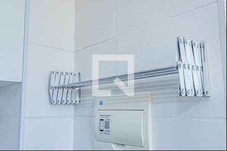 Sala, cozinha e área de serviço de apartamento para alugar com 2 quartos, 33m² em Pirituba, São Paulo