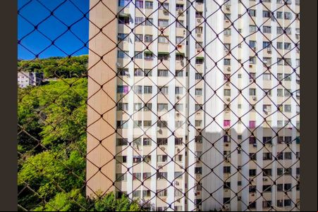 Vista da Sala de apartamento à venda com 3 quartos, 60m² em Grajaú, Rio de Janeiro