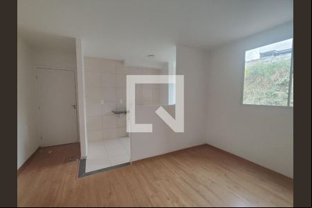 Sala de apartamento para alugar com 2 quartos, 45m² em Maria da Conceicao, Contagem