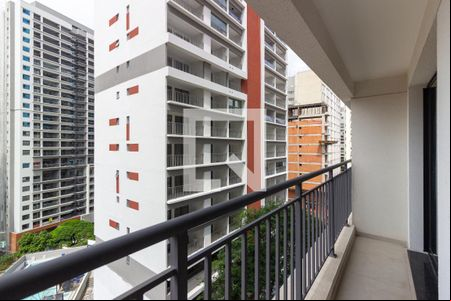 Varanda de kitnet/studio para alugar com 1 quarto, 30m² em Sumaré, São Paulo