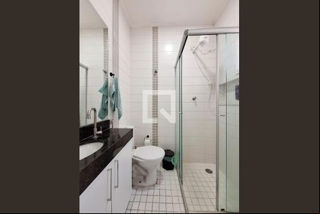 Banheiro da Suíte 1 de casa de condomínio à venda com 2 quartos, 60m² em Mandaqui, São Paulo