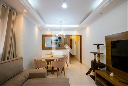 Sala de apartamento à venda com 2 quartos, 64m² em Vila Progresso, Santo André