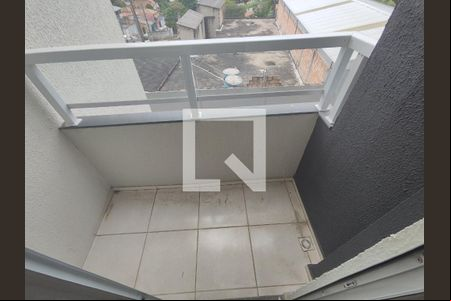 Varanda da Sala de apartamento à venda com 3 quartos, 60m² em Colonial, Contagem