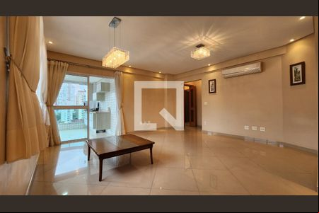 Sala de apartamento para alugar com 3 quartos, 123m² em Pompéia, Santos