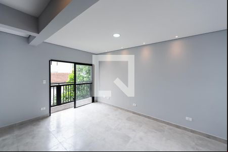Sala de casa de condomínio para alugar com 2 quartos, 129m² em Marapé, Santos