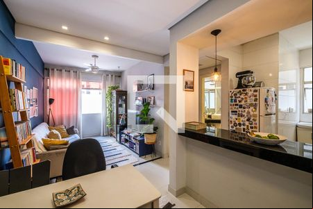 Sala de apartamento para alugar com 1 quarto, 54m² em Funcionários, Belo Horizonte