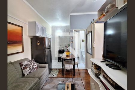 Sala de apartamento à venda com 1 quarto, 20m² em Cidade Nova, Rio de Janeiro