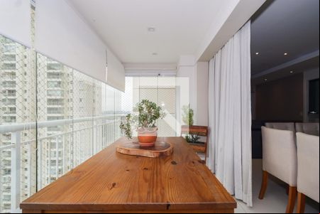 Varanda da Sala de apartamento à venda com 3 quartos, 126m² em Vila Sonia do Taboao, Taboão da Serra