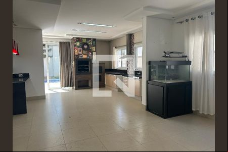Sala de Jantar de casa de condomínio para alugar com 4 quartos, 252m² em Swiss Park, Campinas