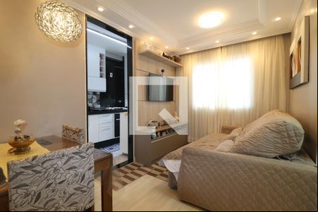 Sala de apartamento à venda com 2 quartos, 45m² em Jardim Utinga, Santo André