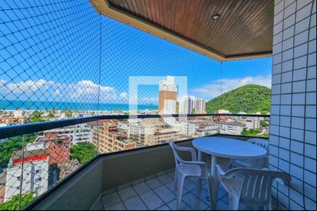 Varanda  de apartamento para alugar com 3 quartos, 150m² em Jardim Sao Miguel, Guarujá