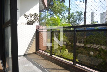Varanda da Sala de apartamento para alugar com 3 quartos, 145m² em Vila Alzira, Santo André