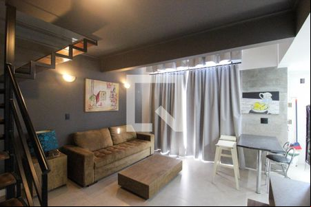 Sala de apartamento para alugar com 1 quarto, 62m² em Parque Campolim, Sorocaba