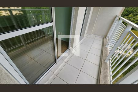 Varanda da Sala de apartamento para alugar com 2 quartos, 52m² em Morro Nova Cintra, Santos