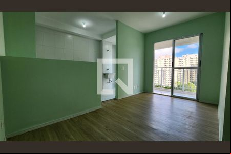 Sala de apartamento para alugar com 2 quartos, 52m² em Morro Nova Cintra, Santos