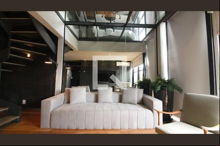 Sala/Cozinha de kitnet/studio à venda com 1 quarto, 50m² em Vila Nova Conceição, São Paulo