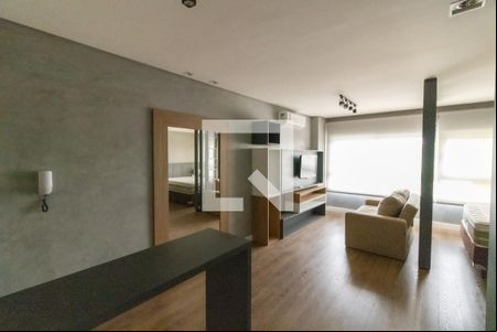 Sala/Cozinha de kitnet/studio à venda com 1 quarto, 44m² em Partenon, Porto Alegre