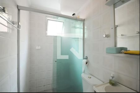 Banheiro Social de apartamento para alugar com 2 quartos, 45m² em Baeta Neves, São Bernardo do Campo