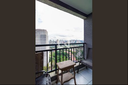 Varanda Sala de apartamento à venda com 2 quartos, 40m² em Cidade Jardim, São Paulo