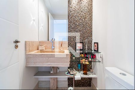 Lavabo de apartamento à venda com 3 quartos, 136m² em Jardim Arpoador, São Paulo