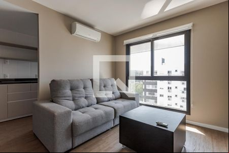 Sala de apartamento para alugar com 1 quarto, 50m² em Jardim do Salso, Porto Alegre