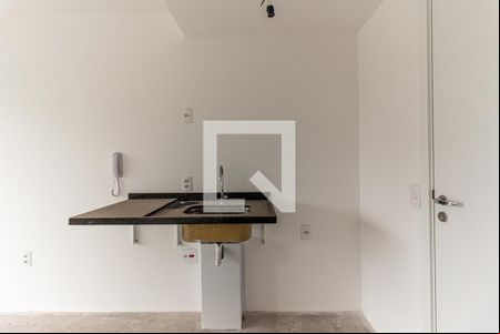 Cozinha de kitnet/studio à venda com 1 quarto, 28m² em República, São Paulo