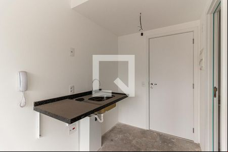 Cozinha de kitnet/studio à venda com 1 quarto, 28m² em República, São Paulo