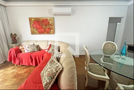 Sala de apartamento para alugar com 2 quartos, 120m² em Boqueirão, Santos