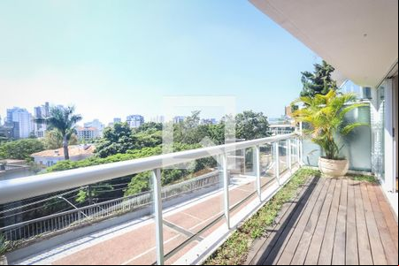 Varanda da Sala de casa de condomínio à venda com 3 quartos, 350m² em Real Parque, São Paulo