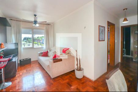 Sala de apartamento à venda com 3 quartos, 94m² em São Sebastião, Porto Alegre