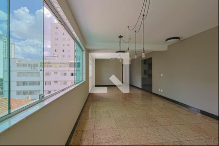 Sala de apartamento à venda com 4 quartos, 142m² em Funcionários, Belo Horizonte