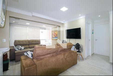 Sala/Cozinha de apartamento para alugar com 2 quartos, 60m² em Osvaldo Cruz, São Caetano do Sul